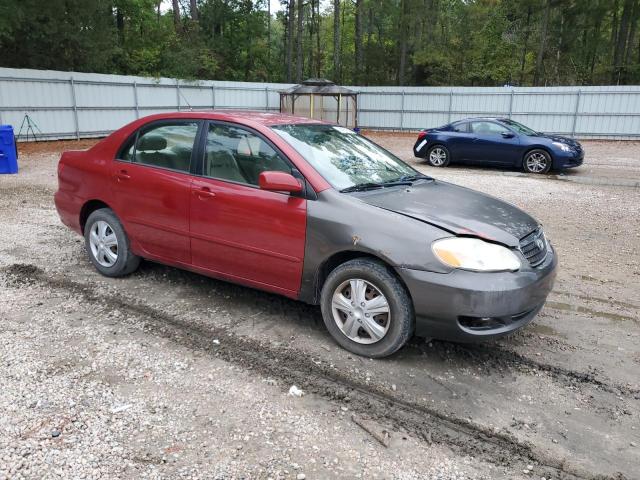 1NXBR32E38Z047578 - 2008 TOYOTA COROLLA CE ბურგუნდია ფოტო 4