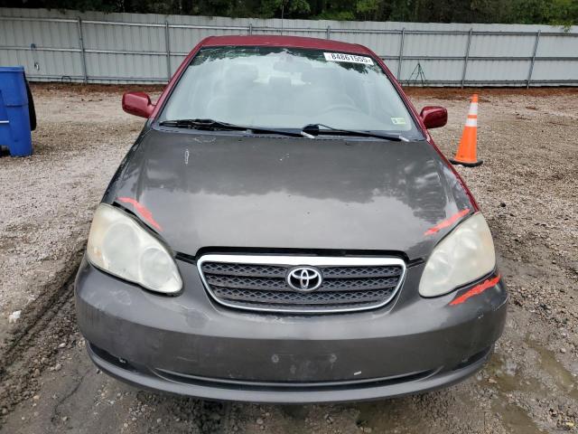 1NXBR32E38Z047578 - 2008 TOYOTA COROLLA CE ბურგუნდია ფოტო 5