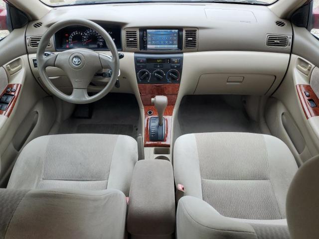 1NXBR32E38Z047578 - 2008 TOYOTA COROLLA CE ბურგუნდია ფოტო 8