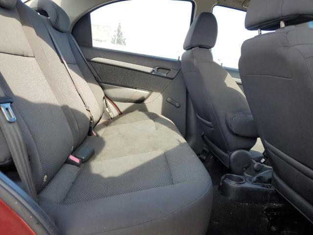 KL1TD56E19B391685 - 2009 CHEVROLET AVEO LS Qırmızı foto 10