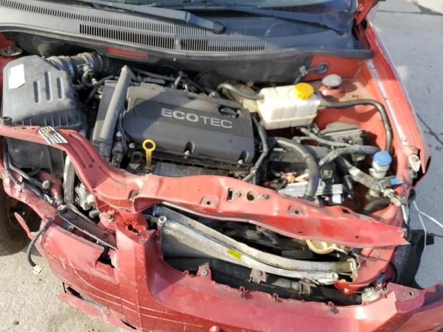 KL1TD56E19B391685 - 2009 CHEVROLET AVEO LS Qırmızı foto 11