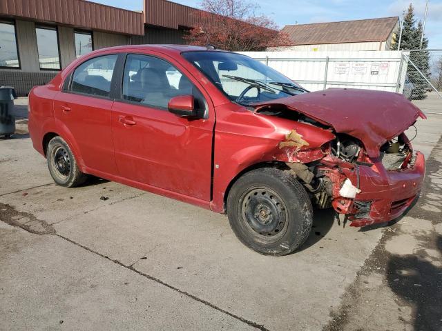 KL1TD56E19B391685 - 2009 CHEVROLET AVEO LS Qırmızı foto 4