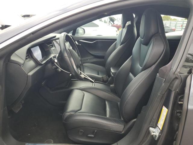 5YJSA1E25JF266588 - 2018 TESLA MODEL S GRAY photo 7