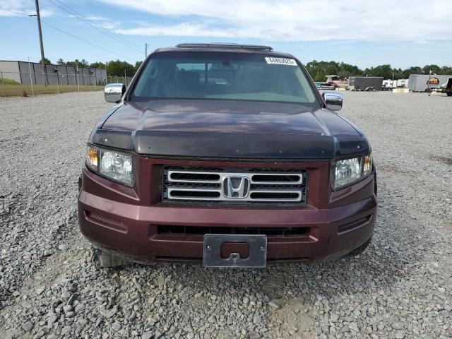 2HJYK16567H540766 - 2007 HONDA RIDGELINE RTL BURGUNDY photo 5