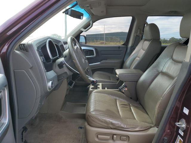 2HJYK16567H540766 - 2007 HONDA RIDGELINE RTL BURGUNDY photo 7