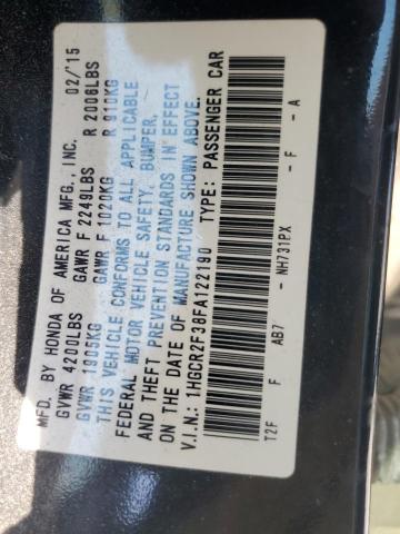 1HGCR2F38FA122190 - 2015 HONDA ACCORD LX Qara foto 12