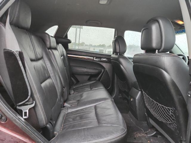 5XYKU4A60DG313296 - 2013 KIA SORENTO EX ბურგუნდია ფოტო 11