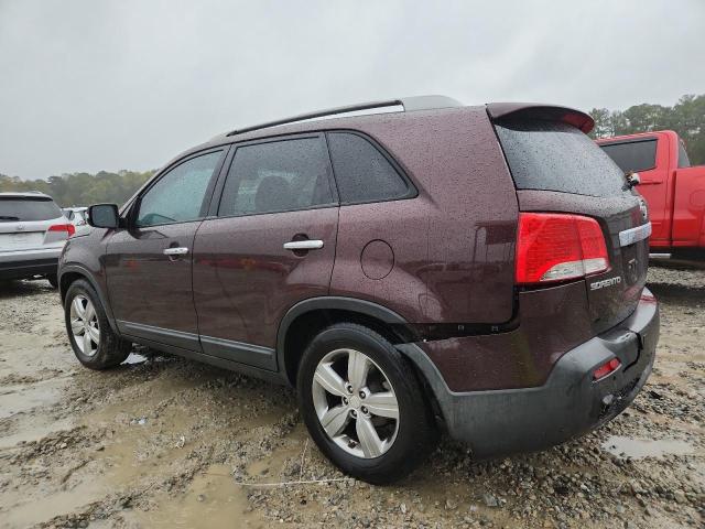 5XYKU4A60DG313296 - 2013 KIA SORENTO EX ბურგუნდია ფოტო 2