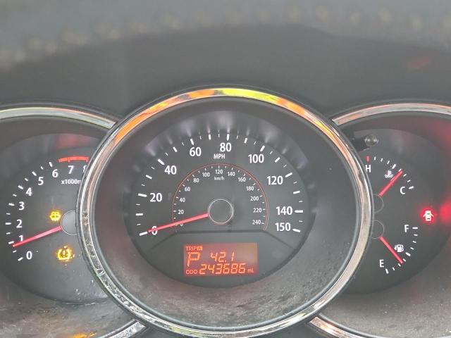 5XYKU4A60DG313296 - 2013 KIA SORENTO EX ბურგუნდია ფოტო 9