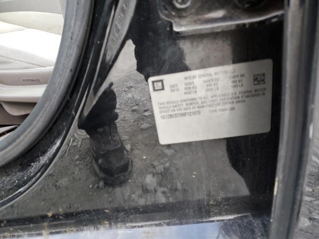 1G1ZB5ST6HF121879 - 2017 CHEVROLET MALIBU LS შავი ფოტო 12