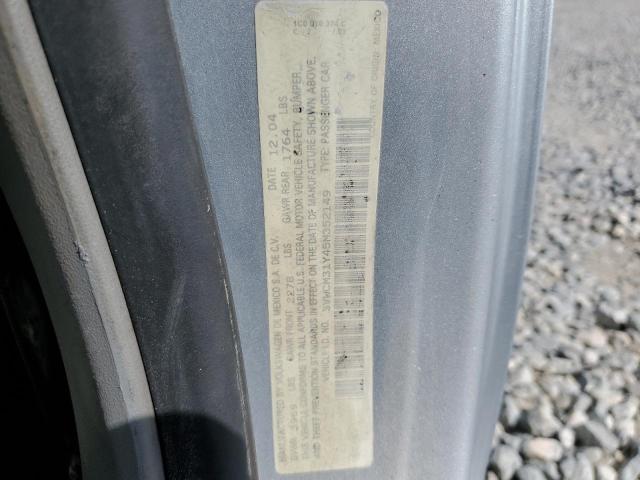 3VWCM31Y45M352149 - 2005 VOLKSWAGEN NEW BEETLE GLS ვერცხლისფერი ფოტო 12