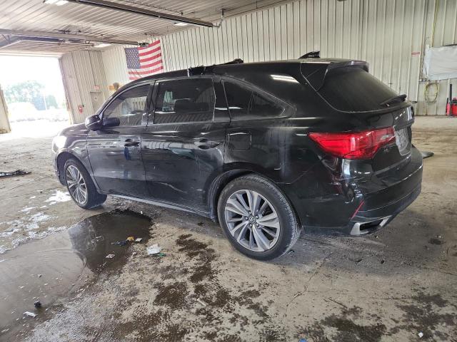 5J8YD4H58HL007188 - 2017 ACURA MDX TECHNOLOGY Черный фото 2