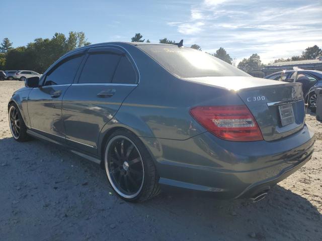 WDDGF8BB0CA612021 - 2012 MERCEDES-BENZ C 300 4MATIC TEAL photo 2