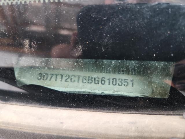 3D7TT2CT6BG610351 - 2011 DODGE RAM 2500 WHITE photo 12