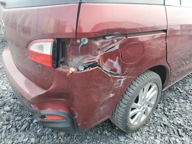 JM1CW2CL0C0137151 - 2012 MAZDA 5 BURGUNDY photo 13