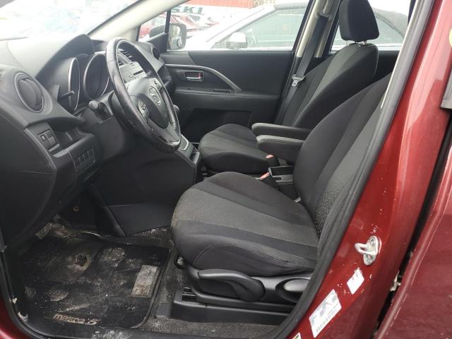 JM1CW2CL0C0137151 - 2012 MAZDA 5 BURGUNDY photo 7