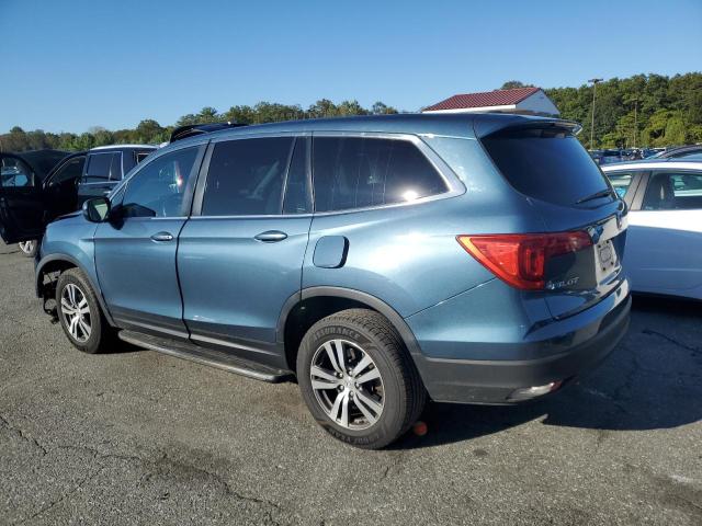 5FNYF6H57GB075973 - 2016 HONDA PILOT EXL BLUE photo 2