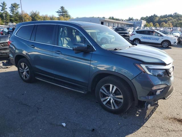 5FNYF6H57GB075973 - 2016 HONDA PILOT EXL BLUE photo 4