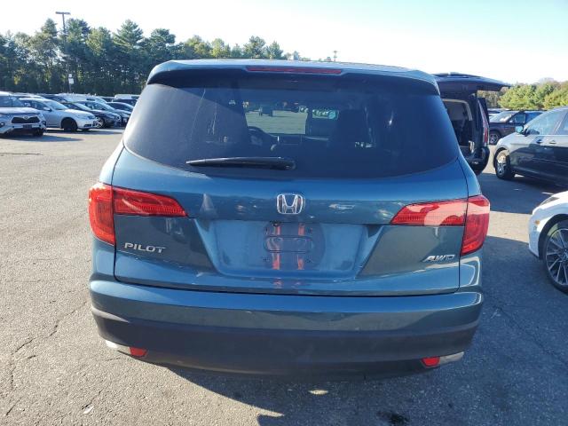 5FNYF6H57GB075973 - 2016 HONDA PILOT EXL BLUE photo 6