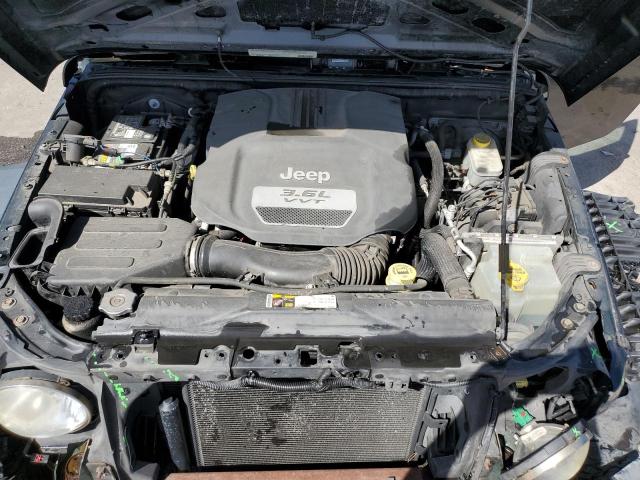 1C4GJWAG7CL245701 - 2012 JEEP WRANGLER SPORT 绿色 照片 11