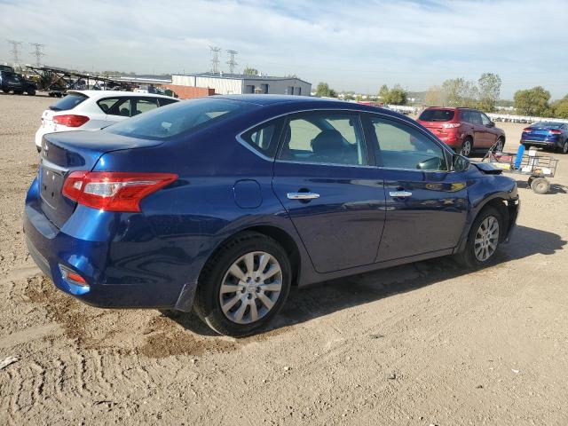 3N1AB7AP0KY377877 - 2019 NISSAN SENTRA S Bleu photo 3