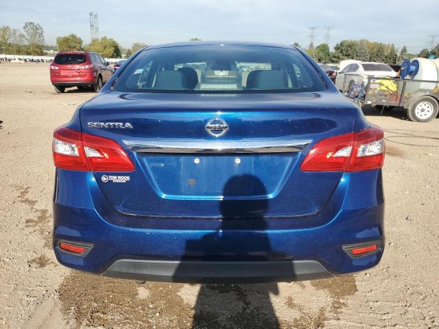 3N1AB7AP0KY377877 - 2019 NISSAN SENTRA S Bleu photo 6