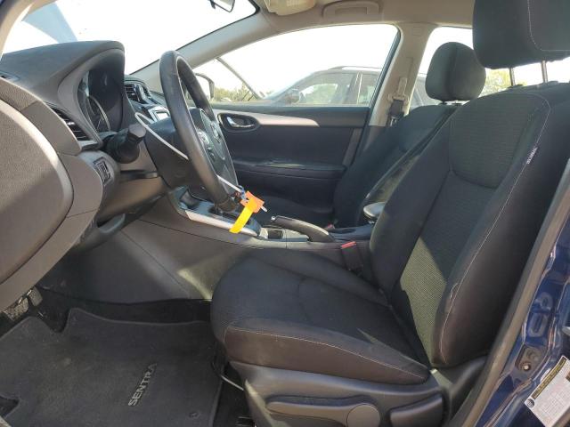 3N1AB7AP0KY377877 - 2019 NISSAN SENTRA S Bleu photo 7