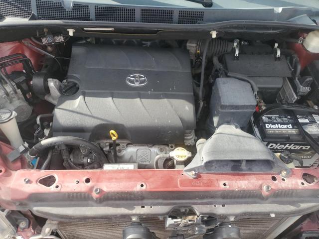 5TDKK3DCXBS116394 - 2011 TOYOTA SIENNA LE BURGUNDY photo 12