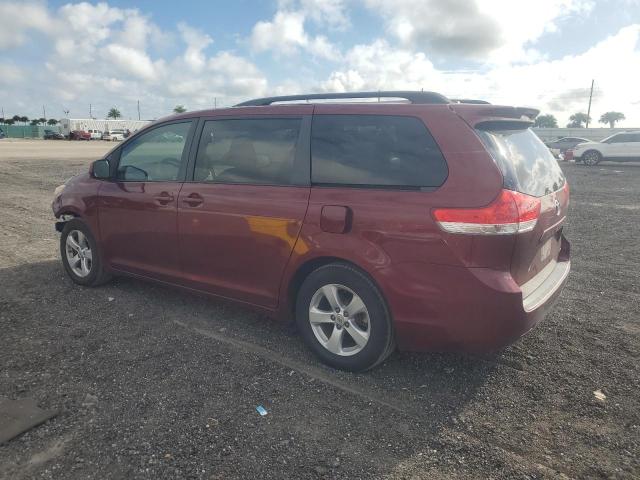 5TDKK3DCXBS116394 - 2011 TOYOTA SIENNA LE BURGUNDY photo 2
