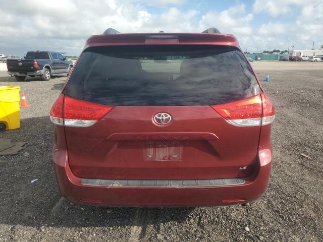 5TDKK3DCXBS116394 - 2011 TOYOTA SIENNA LE BURGUNDY photo 6