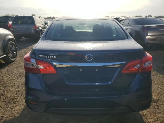 3N1AB7AP8HY391972 - 2017 NISSAN SENTRA S BLUE photo 6