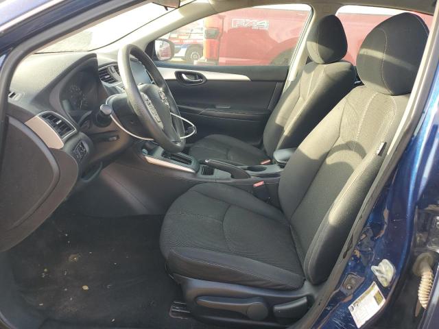 3N1AB7AP8HY391972 - 2017 NISSAN SENTRA S BLUE photo 7