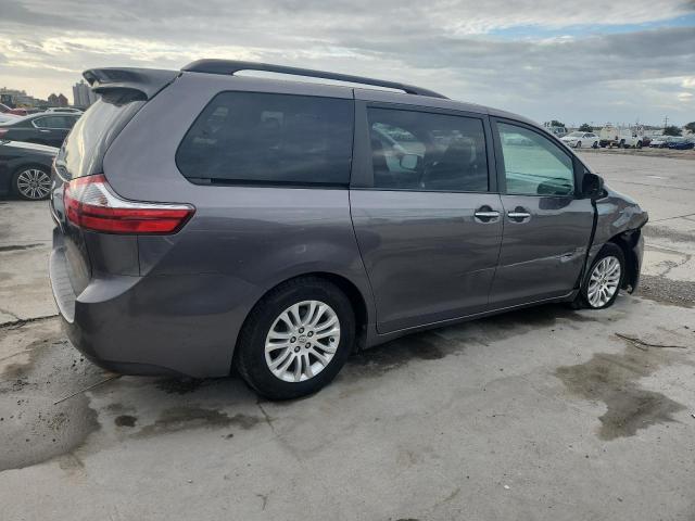 5TDYK3DC0FS635339 - 2015 TOYOTA SIENNA XLE GRAY photo 3