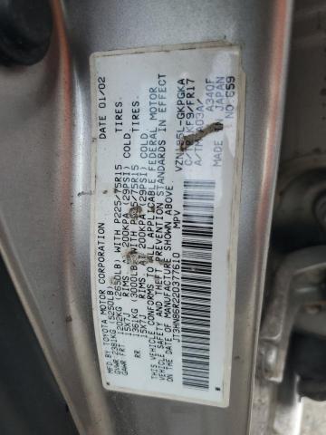 JT3HN86R220377610 - 2002 TOYOTA 4RUNNER SR5 Marrón foto 13