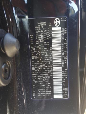 5YFB4MDE1RP122301 - 2024 TOYOTA COROLLA LE Schwarz Foto 12