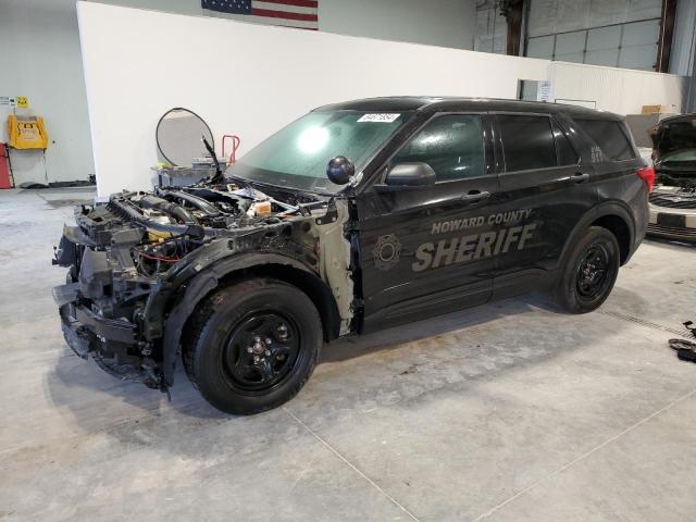 1FM5K8AC5NGB47691 - 2022 FORD EXPLORER POLICE INTERCEPTOR Schwarz Foto 1