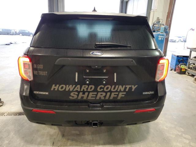 1FM5K8AC5NGB47691 - 2022 FORD EXPLORER POLICE INTERCEPTOR Schwarz Foto 6