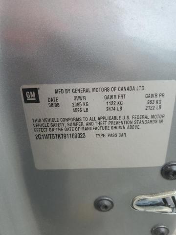 2G1WT57K791109023 - 2009 CHEVROLET IMPALA 1LT ნაცრისფერი ფოტო 24