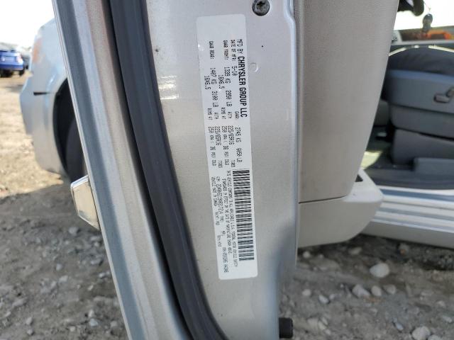 2D4RN5D19AR317214 - 2010 DODGE GRAND CARAVAN SXT SILVER photo 13