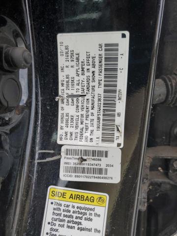 19UUA8F57AA023837 - 2010 ACUR TL 黑色 照片 12
