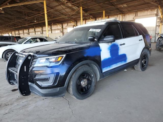 1FM5K8AT4JGB68042 - 2018 FORD EXPLORER POLICE INTERCEPTOR ორფეროვანი ფოტო 1