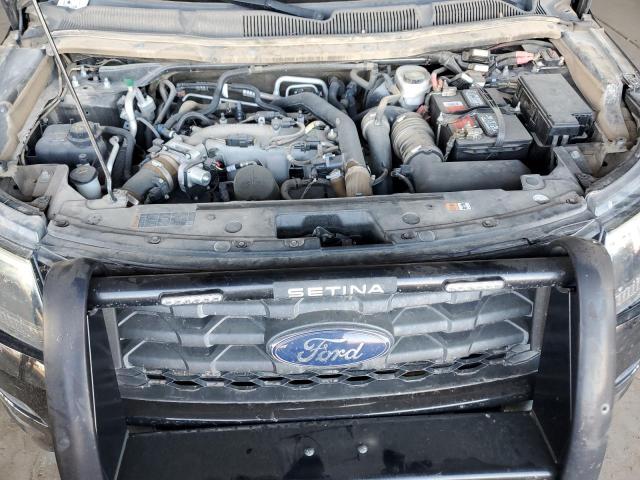 1FM5K8AT4JGB68042 - 2018 FORD EXPLORER POLICE INTERCEPTOR ორფეროვანი ფოტო 11
