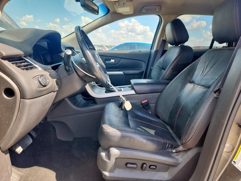 2FMDK3JC3EBB54550 - 2014 FORD EDGE SEL ყავისფერი ფოტო 7