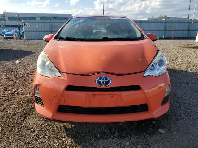 JTDKDTB39E1084990 - 2014 TOYOTA PRIUS C ORANGE photo 5