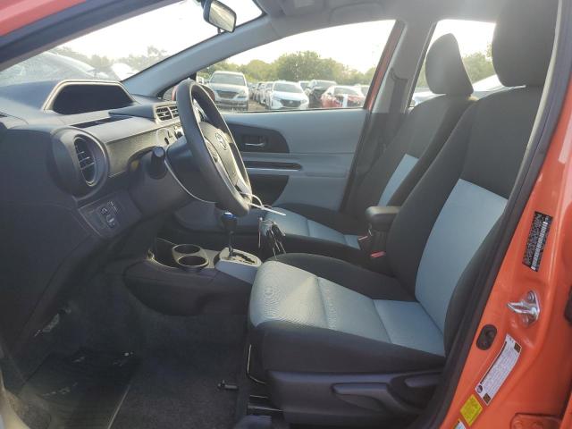 JTDKDTB39E1084990 - 2014 TOYOTA PRIUS C ORANGE photo 7