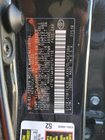 4T1G11AK8PU747118 - 2023 TOYOTA CAMRY SE NIGHT SHADE BLACK photo 13