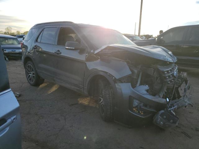 1FM5K8GTXGGC03344 - 2016 FORD EXPLORER SPORT Grau Foto 4