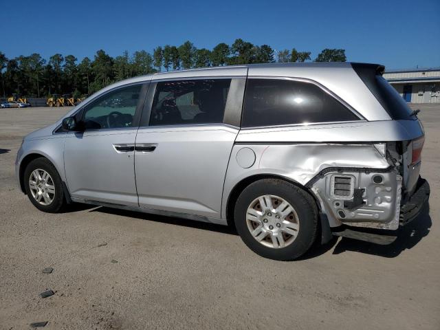 5FNRL5H27CB081019 - 2012 HONDA ODYSSEY LX SILVER photo 2