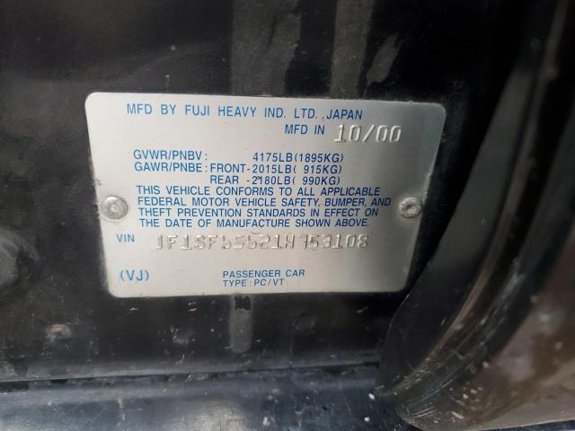 JF1SF65621H753108 - 2001 SUBARU FORESTER S 黑色 照片 13