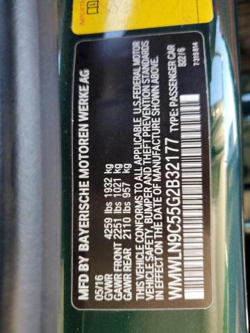 WMWLN9C55G2B32177 - 2016 MINI COOPER S CLUBMAN Yaşıl foto 12